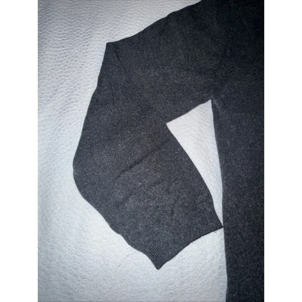 Banana Republic Quarter‎ Zip Men Large Premium Luxe Cashmere Silk Knit Sweater